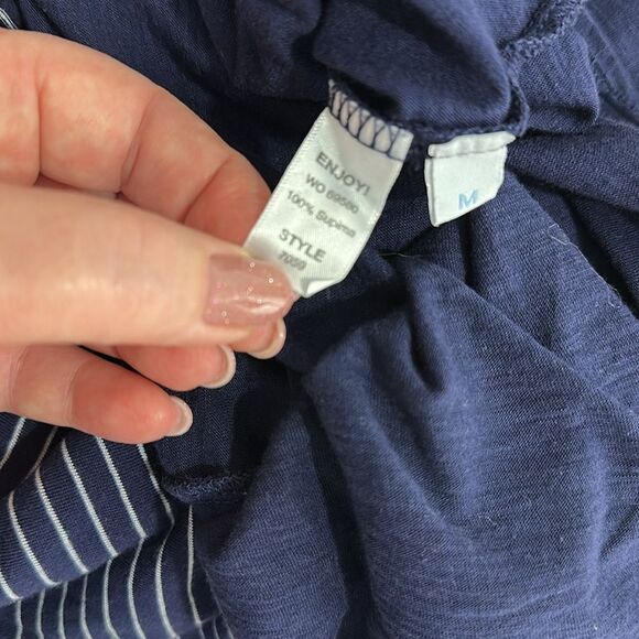 Michael Stars Anthropologie Sleeveless Layered Striped Dress Size M - Picture 4 of 11